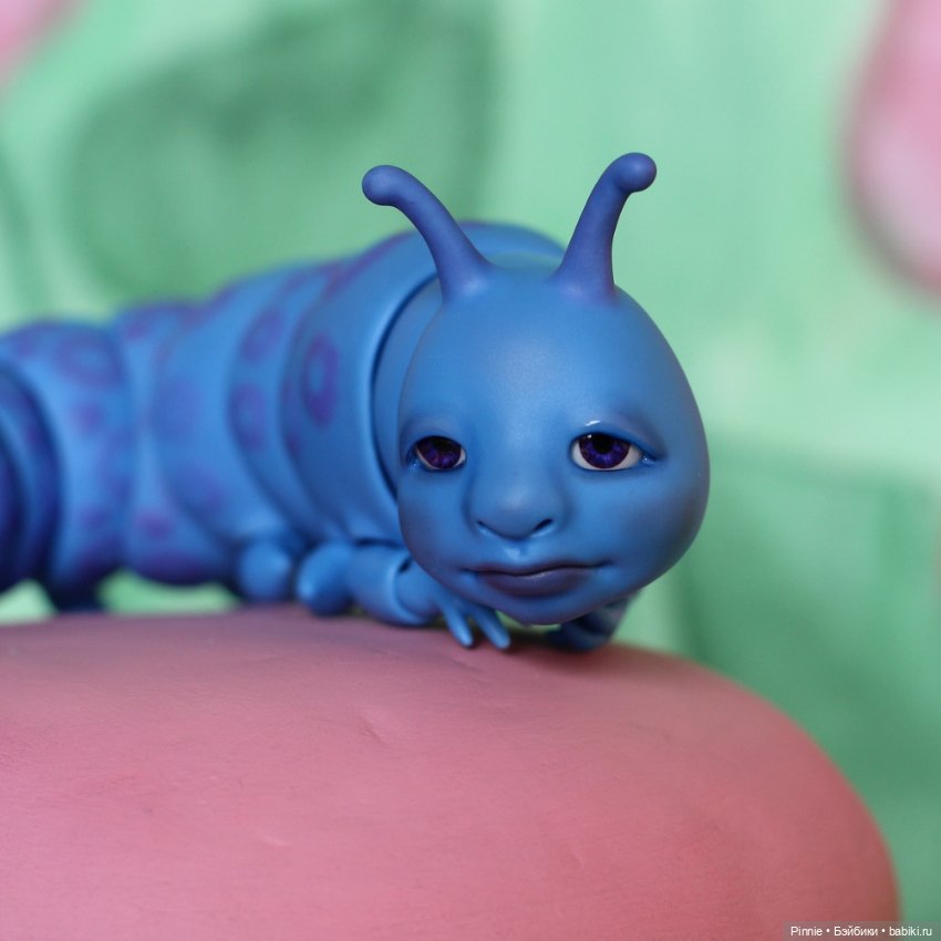 Гусеничка — Авторские шарнирные куклы своими руками: лепка (фото 2)