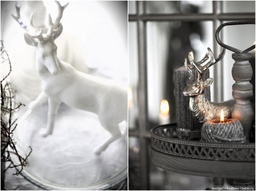 Серо-белый, серебристо-золотистый Новый Год XXI века