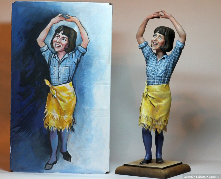 Хобби - портреты кукол на коробках (фото 5)
