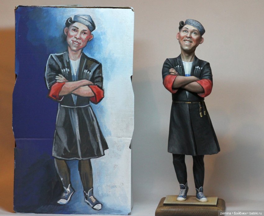 Хобби - портреты кукол на коробках (фото 4)