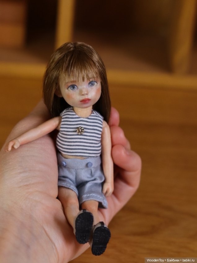 Деревянная кукла Зося — Авторские куклы из дерева (фото 5)