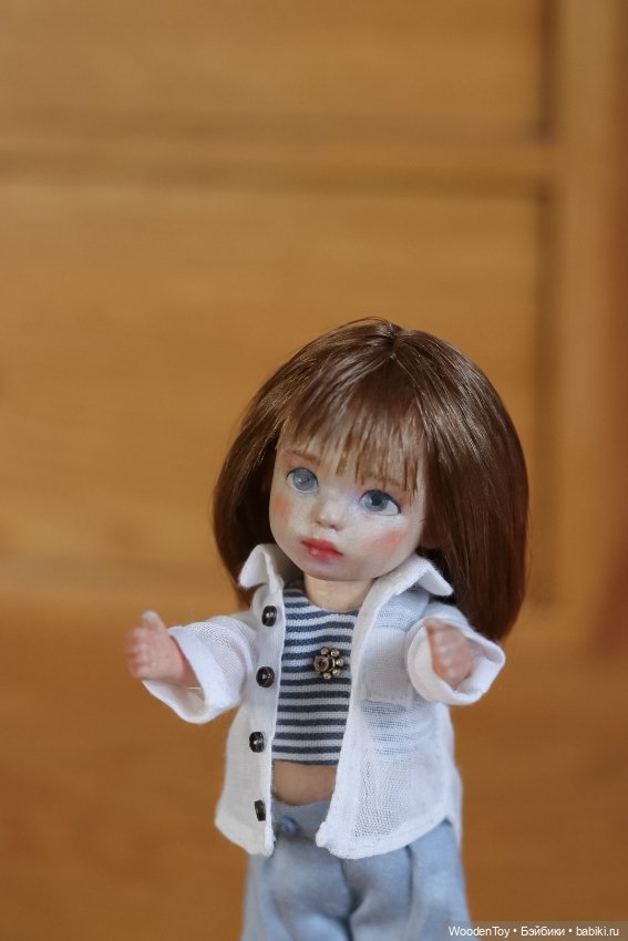 Деревянная кукла Зося — Авторские куклы из дерева (фото 7)