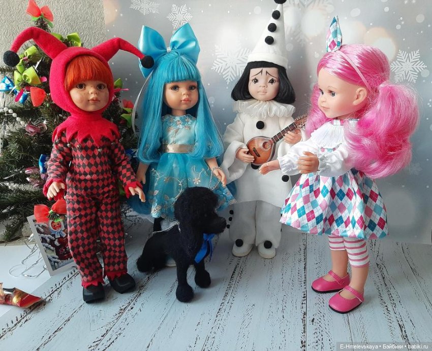 Коломбина Клёпочка — Куклы Paola Reina (Паола Рейна): новинки (фото 5)