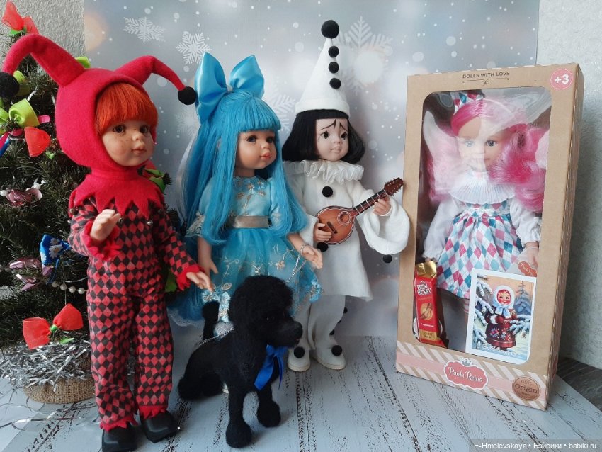 Коломбина Клёпочка — Куклы Paola Reina (Паола Рейна): новинки (фото 2)