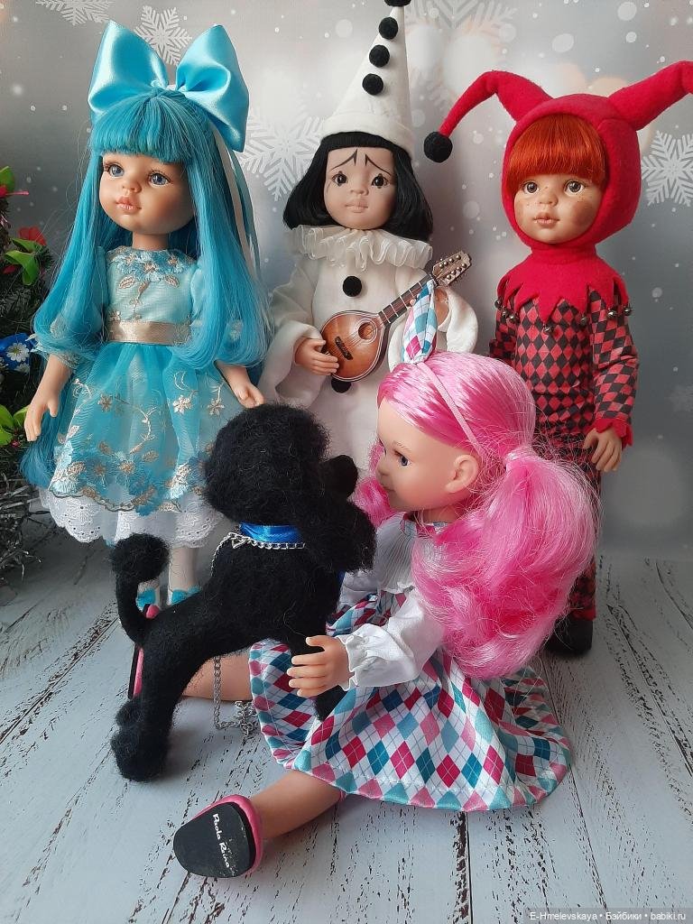 Коломбина Клёпочка — Куклы Paola Reina (Паола Рейна): новинки (фото 6)