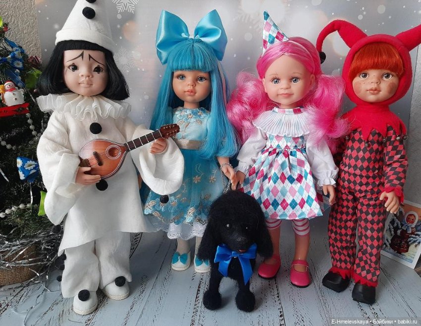 Коломбина Клёпочка — Куклы Paola Reina (Паола Рейна): новинки (фото 9)