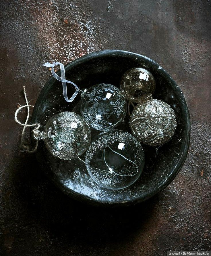 Современные винтажные ёлочные игрушки