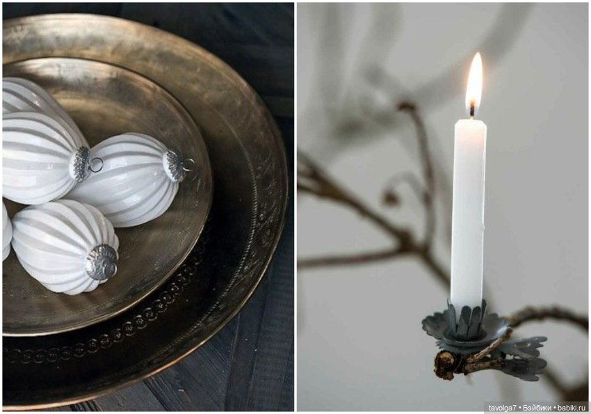 Современные винтажные ёлочные игрушки