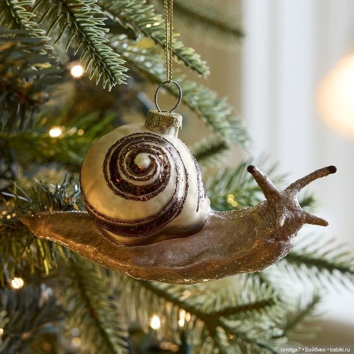 Современные винтажные ёлочные игрушки (фото 7)