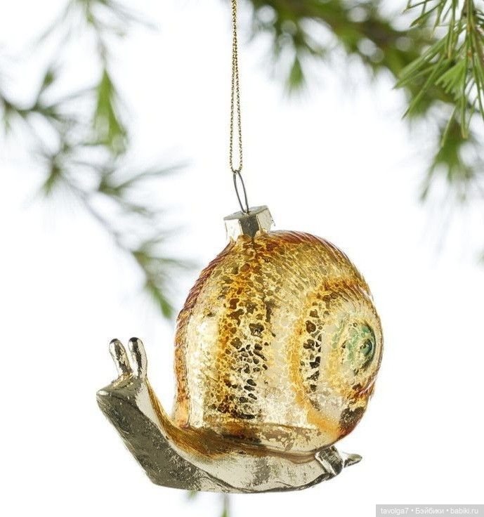 Современные винтажные ёлочные игрушки (фото 6)