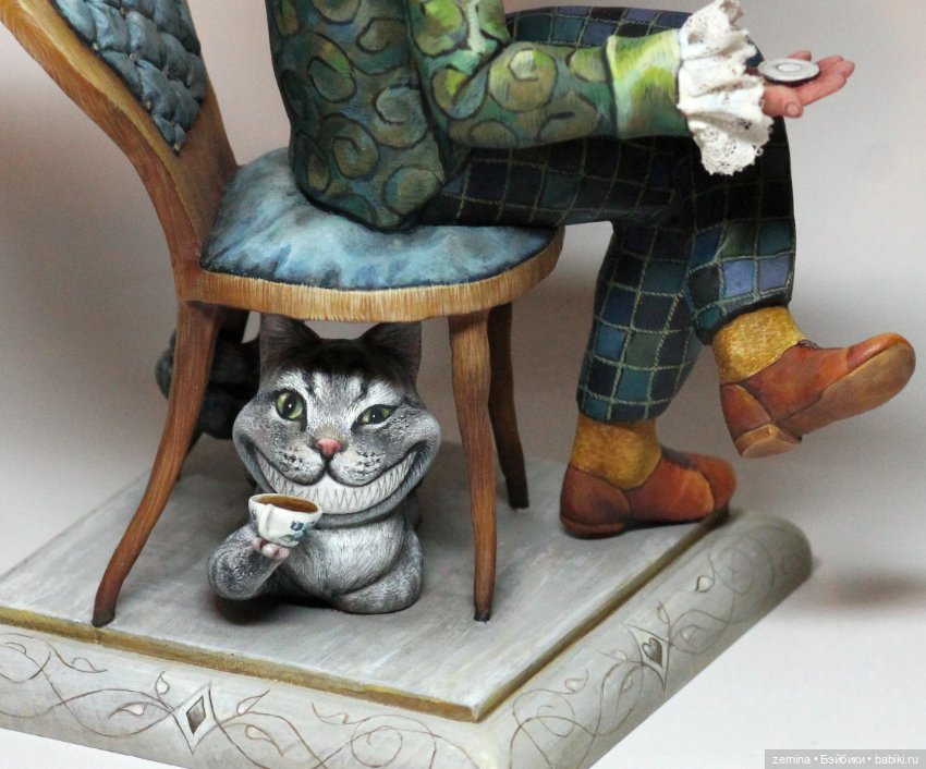 Шляпник с котом — Лепка авторских кукол: полимерная глина (фото 6)