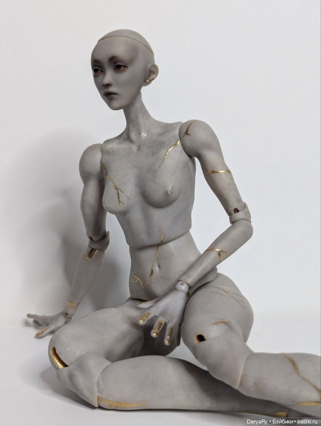 Сила искусства и любви ✨ — Авторские шарнирные куклы своими руками: лепка (фото 5)