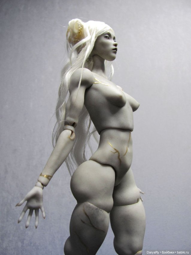 Сила искусства и любви ✨ — Авторские шарнирные куклы своими руками: лепка (фото 9)