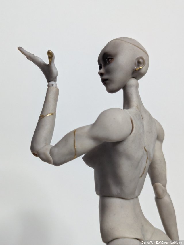 Сила искусства и любви ✨ — Авторские шарнирные куклы своими руками: лепка (фото 6)