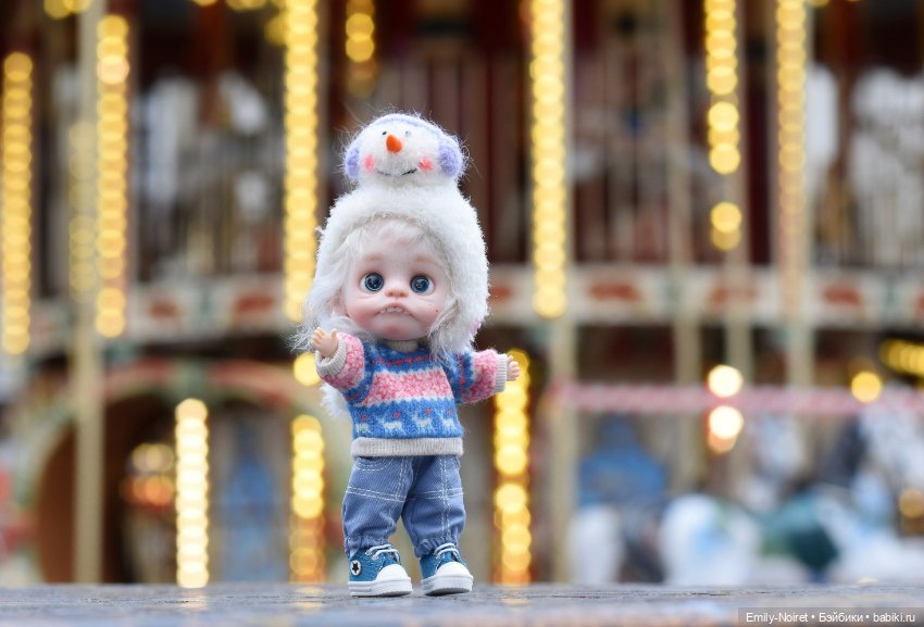 Снеговичок Тоня — Домашние фото авторских кукол: личные коллекции (фото 3)