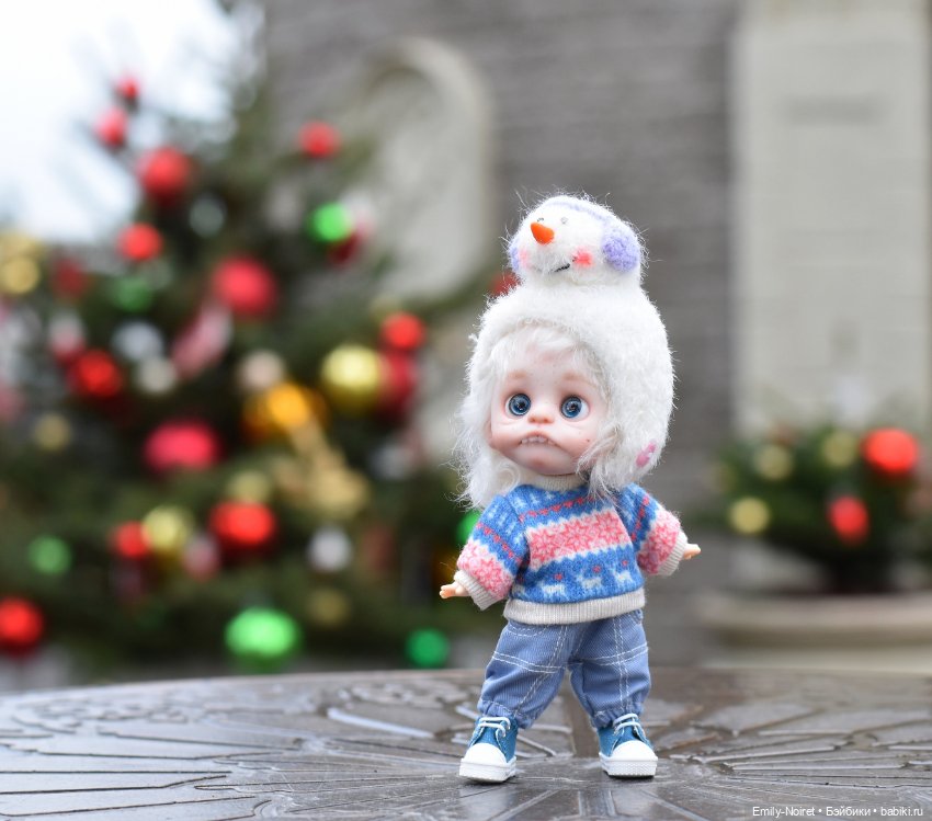 Снеговичок Тоня — Домашние фото авторских кукол: личные коллекции (фото 5)
