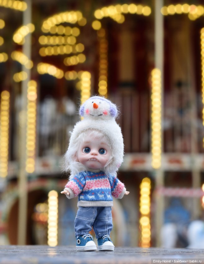 Снеговичок Тоня — Домашние фото авторских кукол: личные коллекции (фото 2)