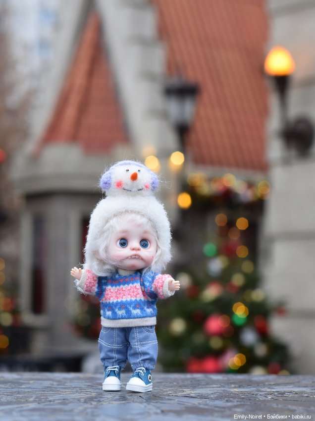 Снеговичок Тоня — Домашние фото авторских кукол: личные коллекции (фото 4)