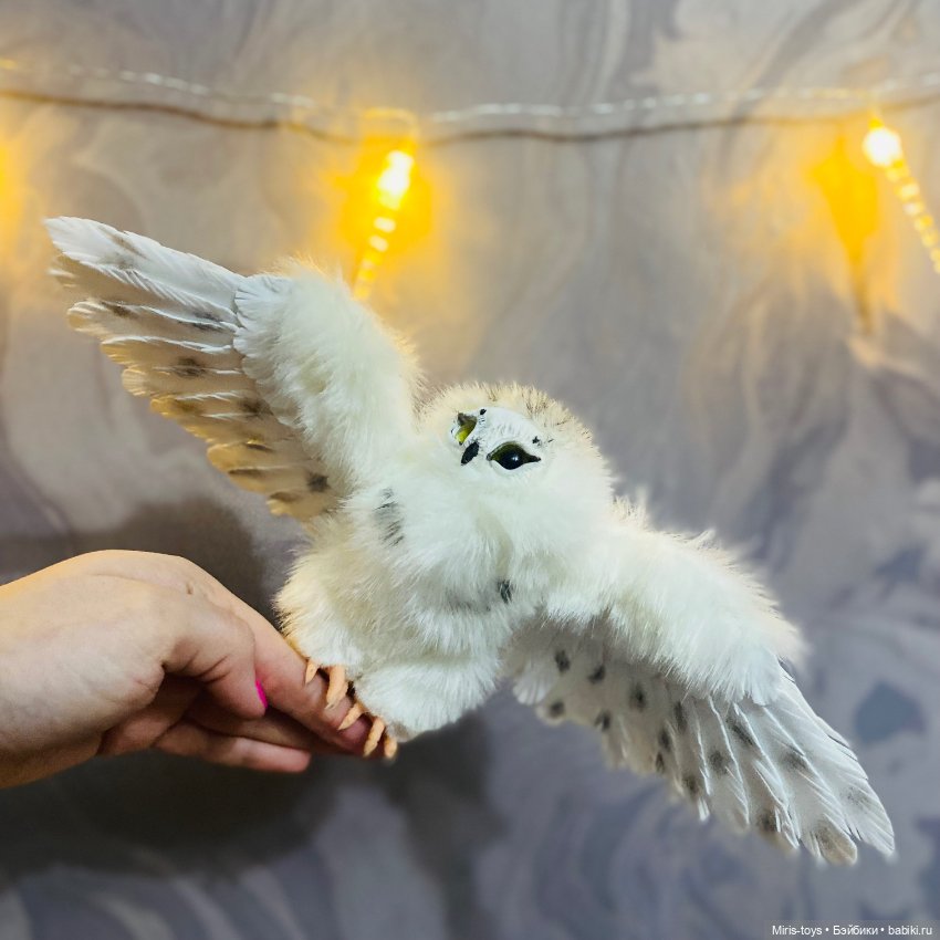 И снова Совушка — Игрушки в смешанной технике (мех и глина): Арт (фото 2)