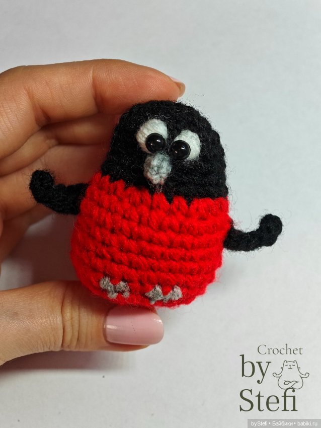 Снегирик — Вязаные игрушки и амигуруми: крючком (фото 9)