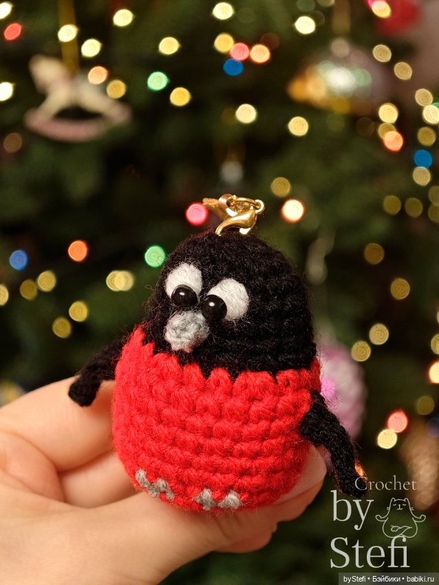 Снегирик — Вязаные игрушки и амигуруми: крючком (фото 6)