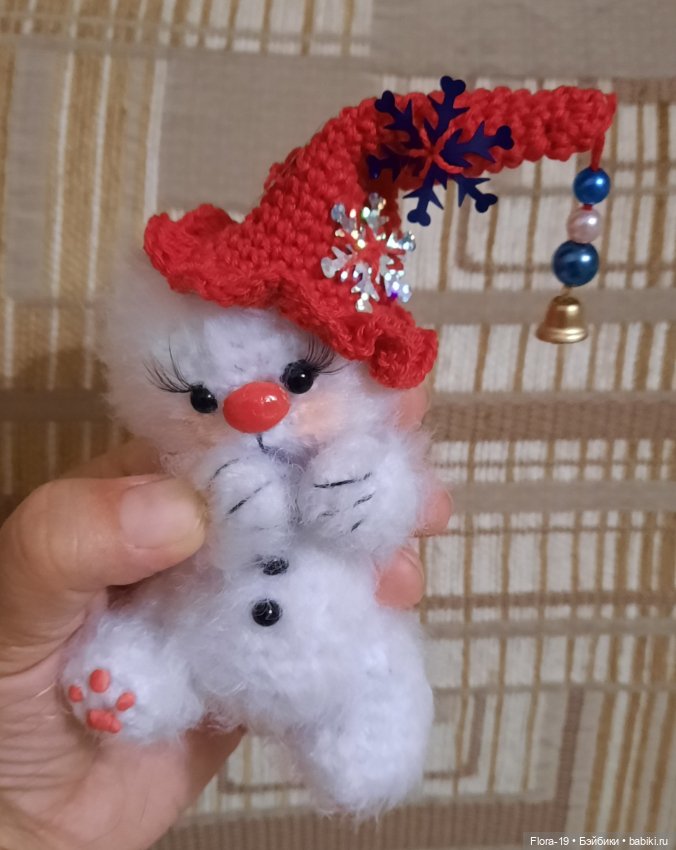 Ёлочные игрушки — Вязаные игрушки и амигуруми: крючком (фото 6)