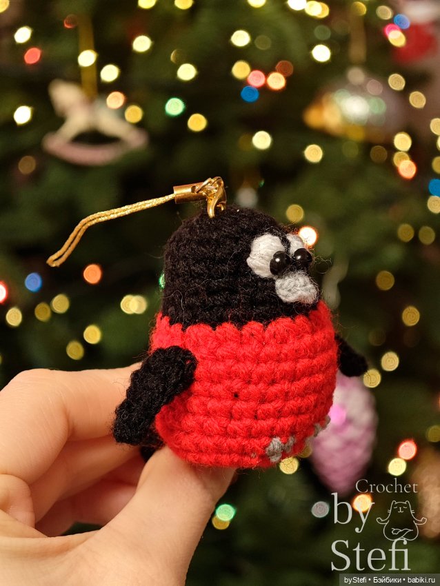 Снегирик — Вязаные игрушки и амигуруми: крючком (фото 5)