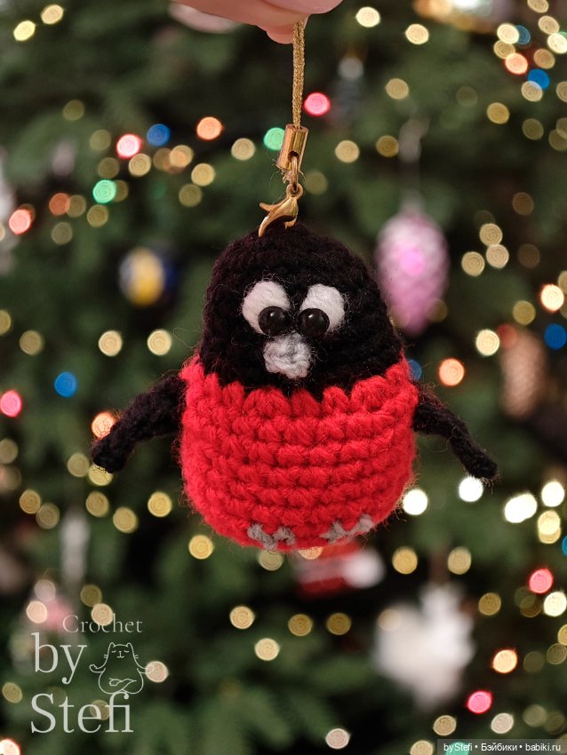 Снегирик — Вязаные игрушки и амигуруми: крючком (фото 3)