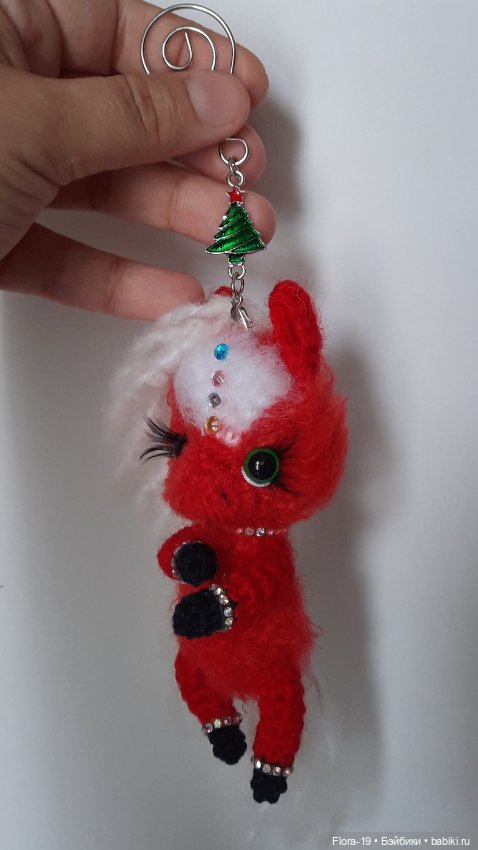 Ёлочные игрушки — Вязаные игрушки и амигуруми: крючком (фото 4)