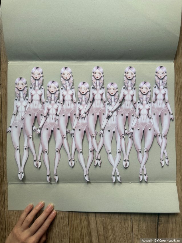 Авторская бумажная кукла «Снегурочка» (фото 3)