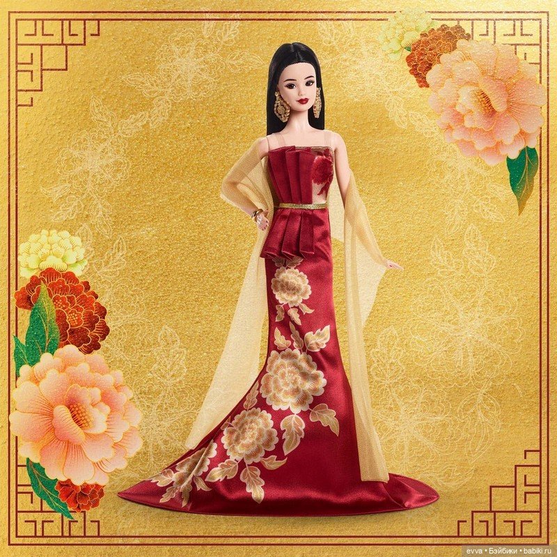 Barbie 2026 Lunar New Year Doll, Mattel, 2025 (фото 4)