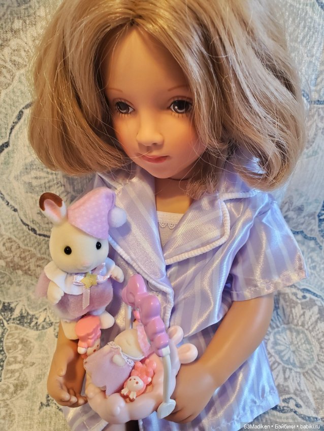И мир в сиреневом цвете — Куклы Petitcollin (Петитколлин) и Sylvia Natterer: Minouche (фото 3)
