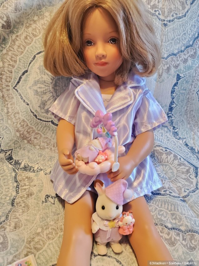 И мир в сиреневом цвете — Куклы Petitcollin (Петитколлин) и Sylvia Natterer: Minouche (фото 4)