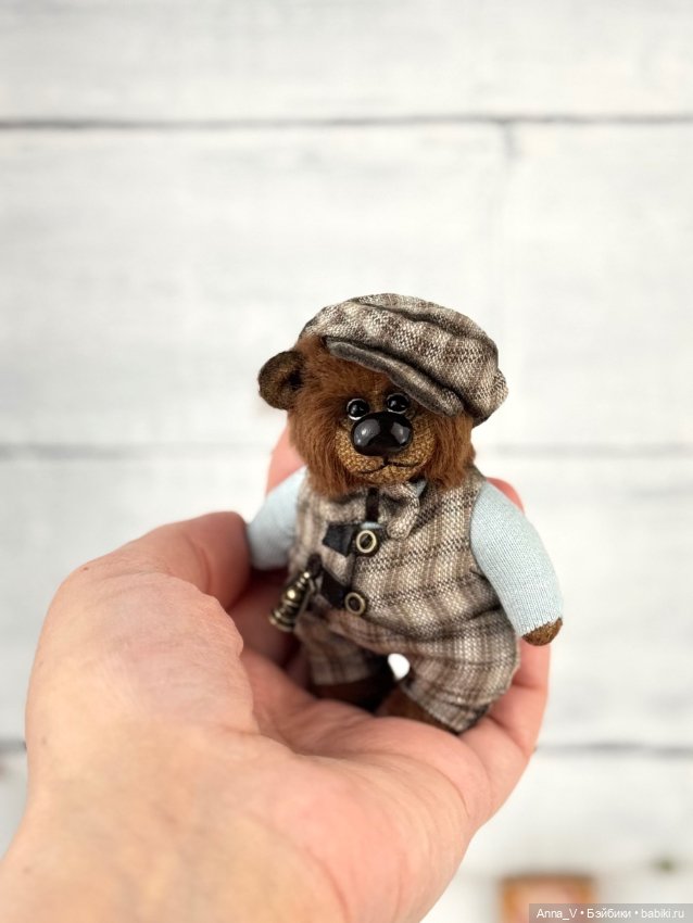 Тедди мишка Ромка — Авторские мишки Тедди и друзья: фото (фото 5)