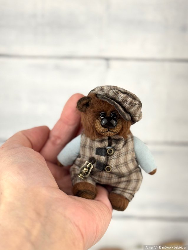 Тедди мишка Ромка — Авторские мишки Тедди и друзья: фото (фото 3)