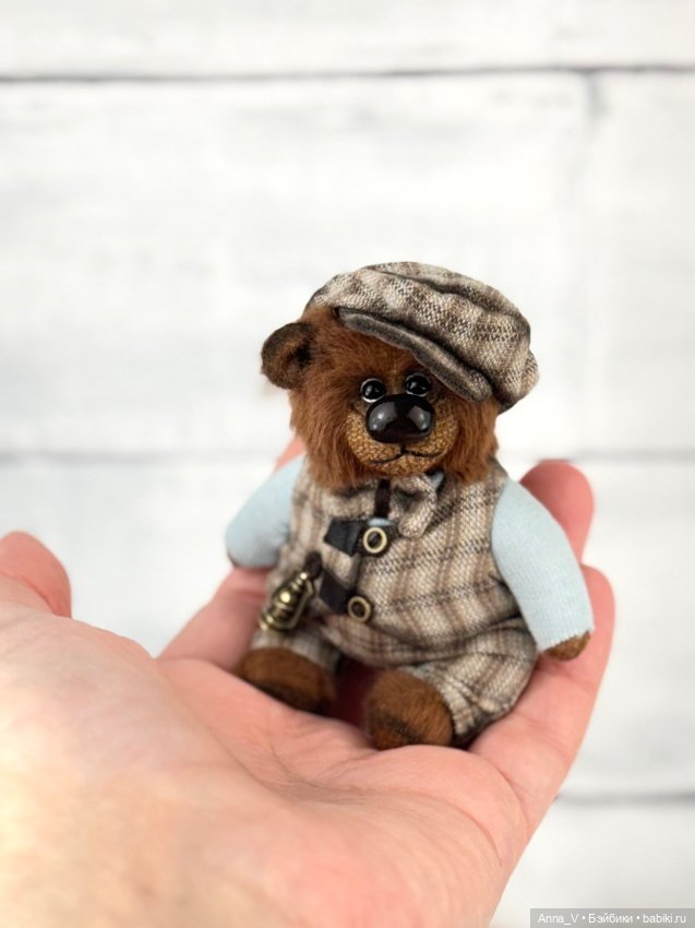 Тедди мишка Ромка — Авторские мишки Тедди и друзья: фото (фото 4)