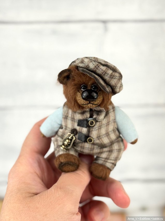 Тедди мишка Ромка — Авторские мишки Тедди и друзья: фото (фото 2)