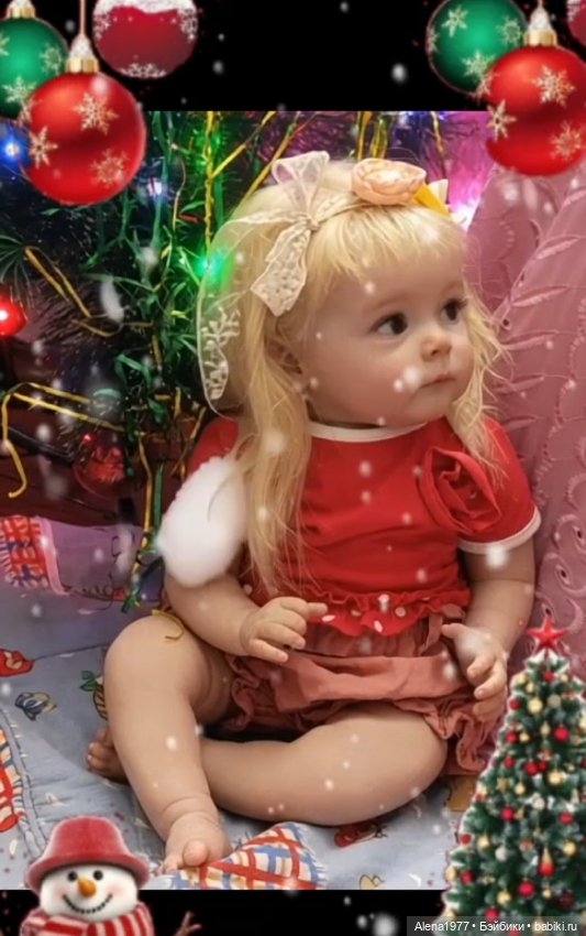 У ёлки 🎄🎄🎄 — Куклы Реборн (Reborn): домашние фото