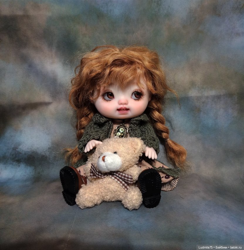 Мой ООАК для шарнирной куколки (фото 8)