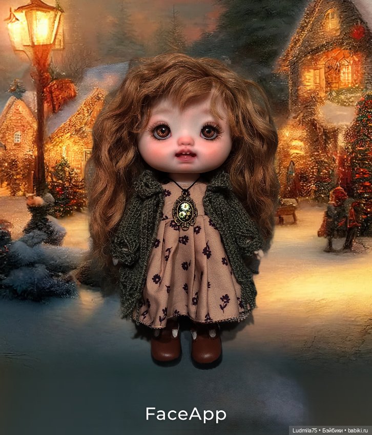 Мой ООАК для шарнирной куколки