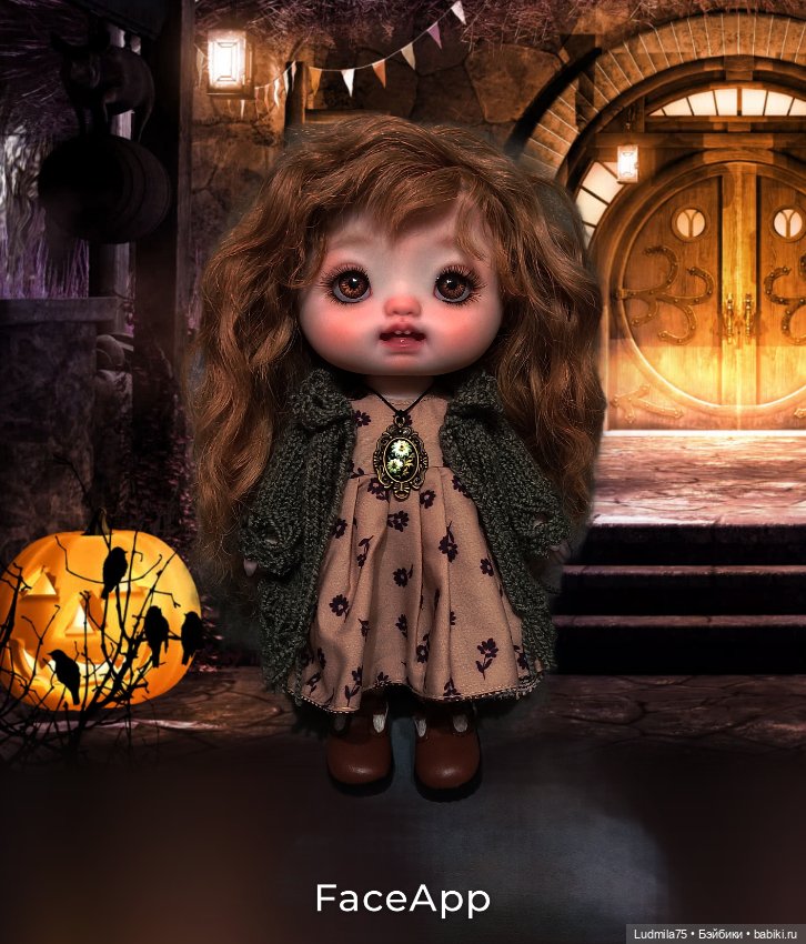 Мой ООАК для шарнирной куколки