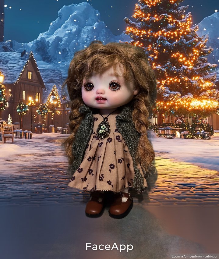 Мой ООАК для шарнирной куколки