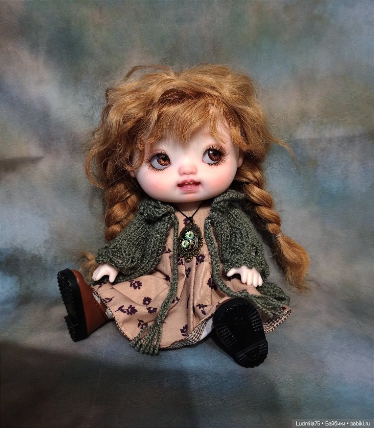 Мой ООАК для шарнирной куколки (фото 4)
