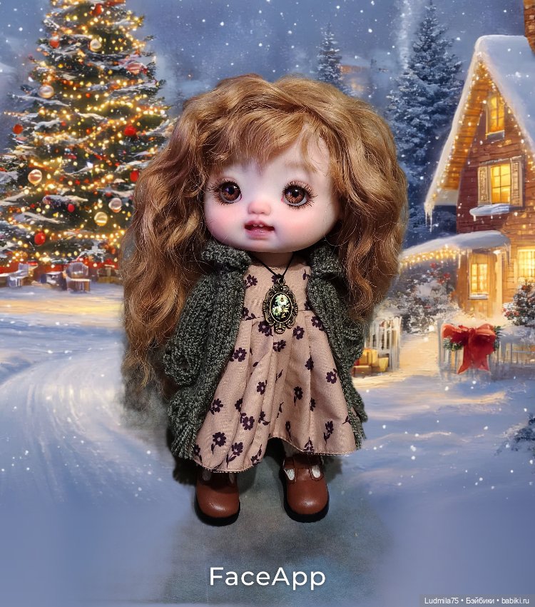 Мой ООАК для шарнирной куколки