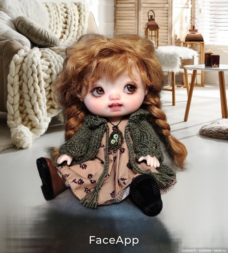 Мой ООАК для шарнирной куколки