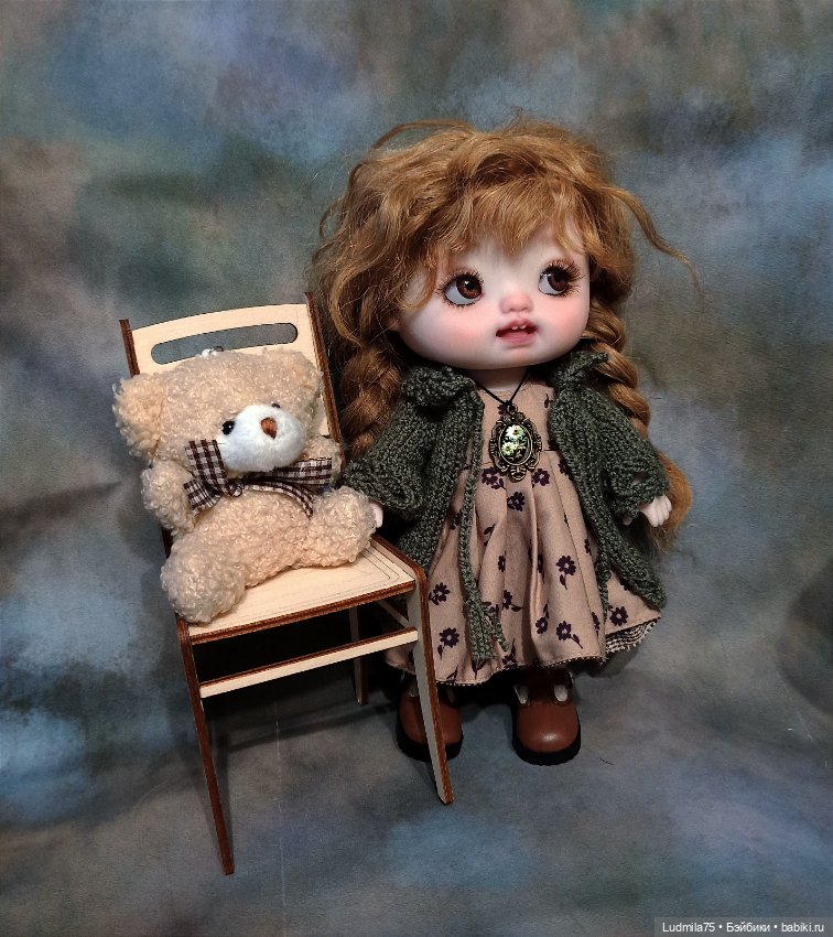 Мой ООАК для шарнирной куколки (фото 6)