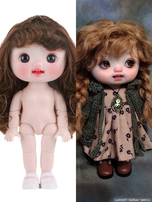 Мой ООАК для шарнирной куколки