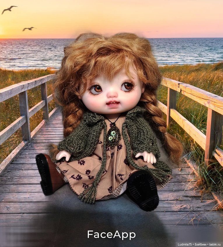 Мой ООАК для шарнирной куколки