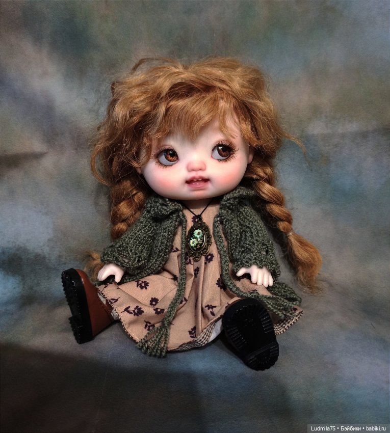 Мой ООАК для шарнирной куколки (фото 5)