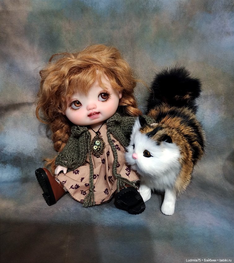 Мой ООАК для шарнирной куколки (фото 3)